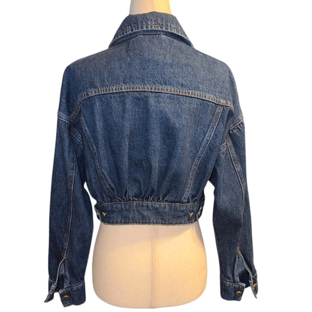 Anthropologie Pilcro Cropped Jean Jacket - Picture 2 of 3